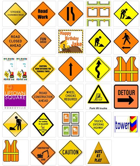 Printable Construction Signs Construction