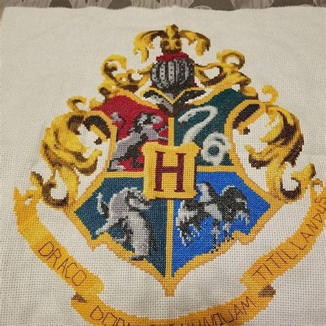 Hogwarts Cross Stitch Kit Harry Potter Cross Stitch Kit Hogwarts