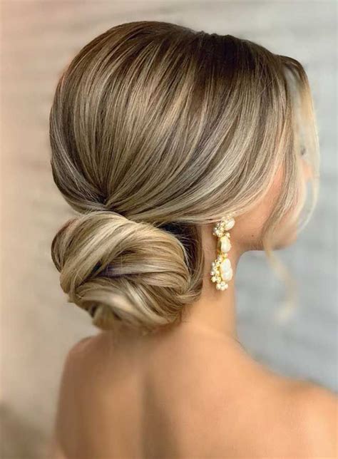Best Wedding Hairstyles Updo For Every Length Bride Hairstyles Updo Low Bun Bridal Hair