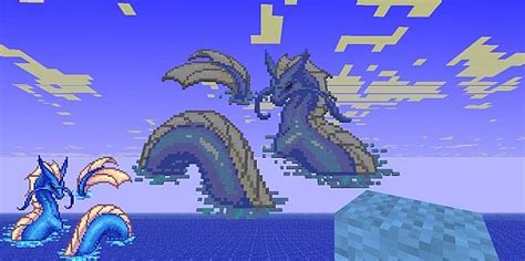 Dragon Cave Pixel Art Classic Minecraft Project