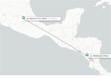 Direct Non Stop Flights From Managua To Mexico City Schedules