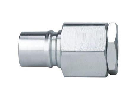 Carbon Steel Hydraulic Quick Connect Couplings Release Plug For Gas
