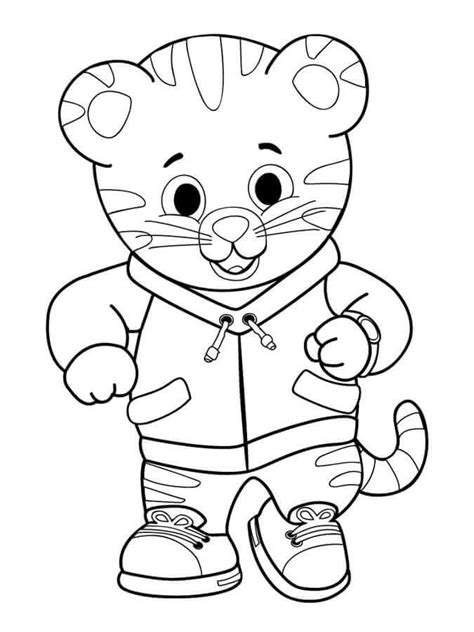 Daniel Tiger Coloring Page Printable