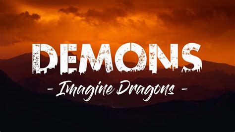 Demons Imagine Dragons Lyric Video Youtube