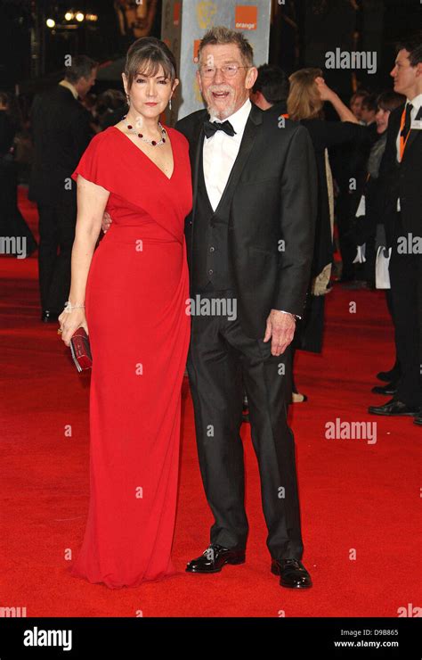 John Hurt And Wife Ann Rees Meyers Orange British Academy Film Awards