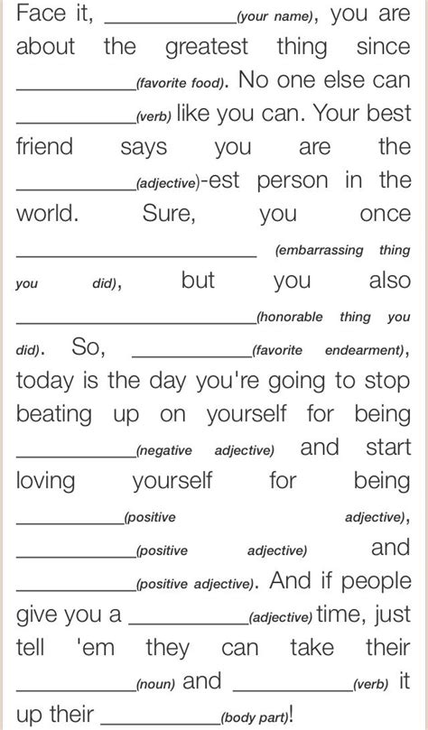 Create engaging activities for your students with our collection of customizable and printable worksheet templates. I've completed this for someone. Make a friends day and remind them how perfect in your eyes t ...
