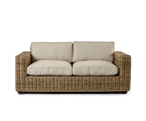 Sofa 2 Seater Kent From Natural Rattan Candlelight