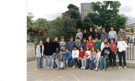 Photo de classe 4 EME E de 1994, Collège Sylvain Menu  Copains d'avant