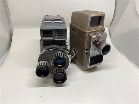 Set Of Vintage 8mm Cameras Etsy