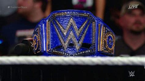 My Thoughts On The Wwe Universal Championship Belt Wrestling Amino