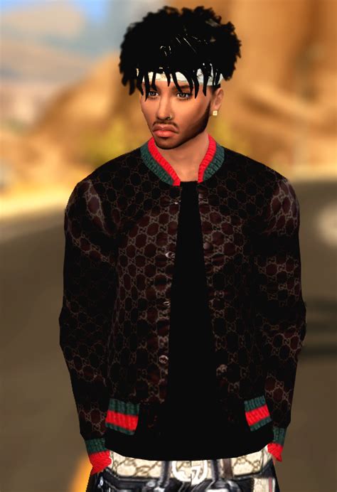 Xxblacksims Gucci Jacket The Siims 4 Cc Cas Sims 4 Sims 4 Hair