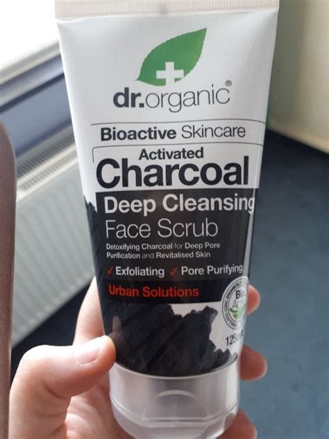 Dr Organic Activated Charcoal Deep Cleansing Face Scrub Inci Beauty