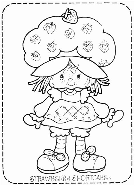 Vintage Strawberry Shortcake Coloring Pages at ...