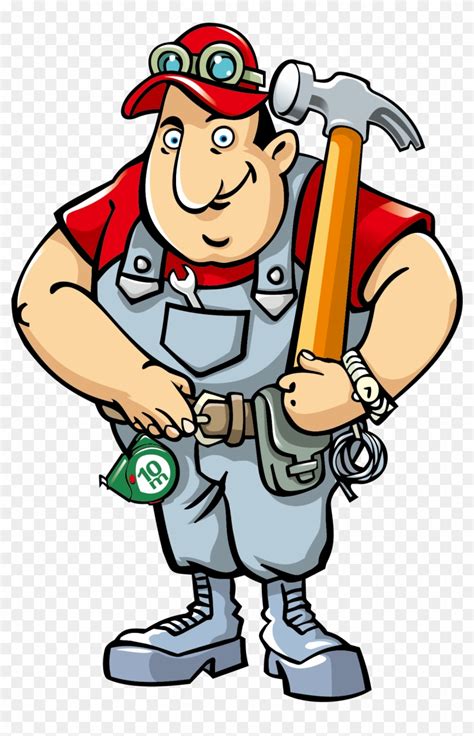 Maintenance Worker Clipart Transparent Background Cute Clip Art Library