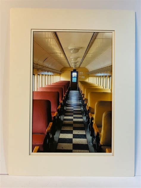 Sentimental Journey Limited Edition Photograph Of Interior Of Older Train