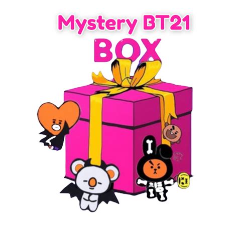 Mystery Bt21 Halloween Box Oppa Store Colombia