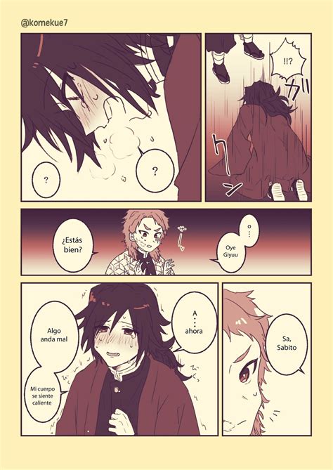 Contenido Yaoi si no te gusta no leer Pareja Sabito x Giyuu. NINGUN… #