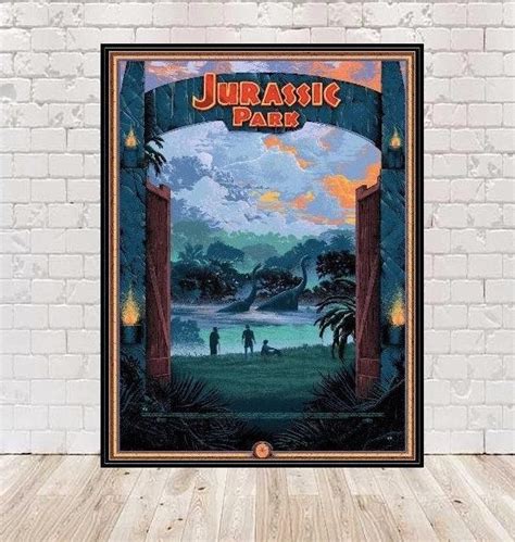 Jurassic Park Poster Attraction Poster Isla Nublar Poster Universal
