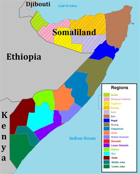 Somalia Regions Quiz Game 】 ️