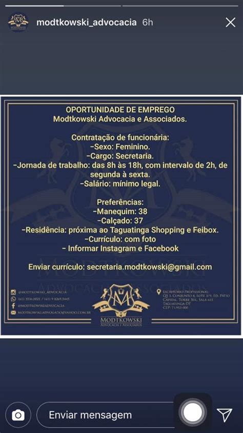 Vaga de emprego para secretária exige manequim 38 de ...
