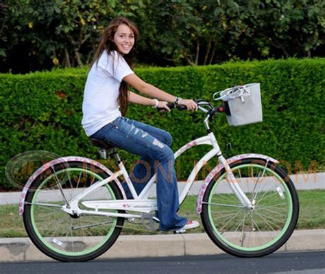 gallery 30 pictures of miley cyrus riding her bicycle complex