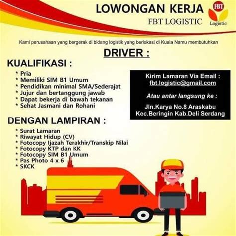 Pickup order, shipment list, delivery, yang mudah digunakan dan lebih menarik. Lowongan Driver Deli Serdang - Indah Pratiwi di Deli Serdang, 15 Oct 2020 - Loker | AtmaGo ...