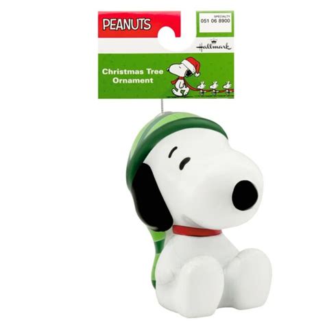 Hallmark Peanuts Snoopy Decoupage Christmas Ornament New With Tag Ebay