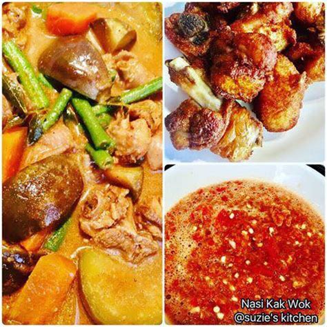Nasi ala kak wok set laku keras dgn sambal belacan padu. Nasi Ala Kak Wok