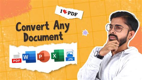 How To Convert Pdf To Word Excel Powerpoint Ilovepdf Youtube