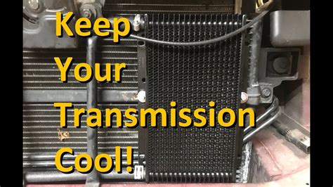 How To Install A Transmission Cooler Easy Youtube