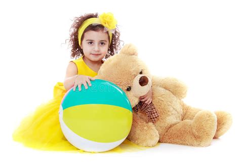 Girl In A Yellow Dress Stock Image Image Of Cute Girl 41494973