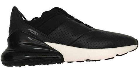 Nike Air Max 270 Leather Low Trainers In Black For Men Lyst