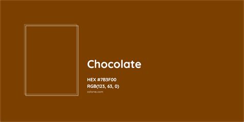 Chocolate Complementary Or Opposite Color Name And Code 7b3f00