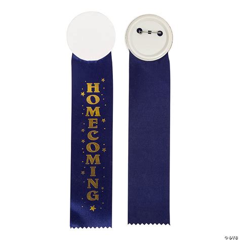 Blue Homecoming Ribbon Buttons Oriental Trading