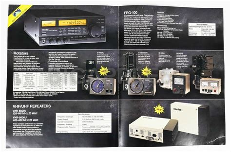 Yaesu Amateur Radio Equipment Catalog Spring Transceiver Receiver My