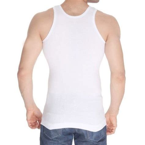 Plain Round Neck Mens Ribbed Cotton Vest At Rs Piece In Kanpur Id