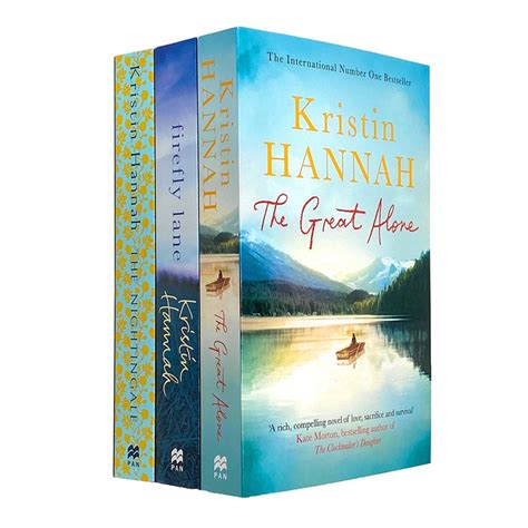 Kristin Hannah 3 Books Collection Set The Nightingalegreat Alo