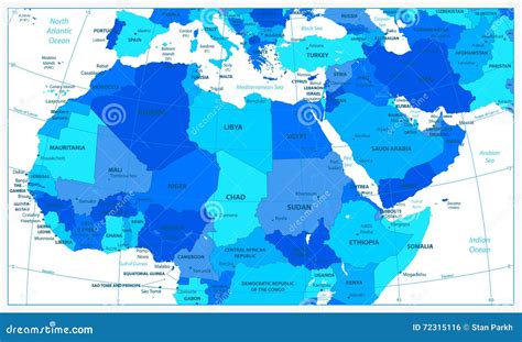 Political Map Of Northern Africa