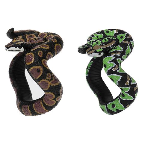 2pcs Imitation Snakes Toys Model Plaything Funny Toy For Halloween 1着でも送料無料