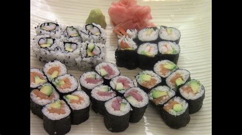 How To Make Simple And Delicious Sushi(2/2) - YouTube