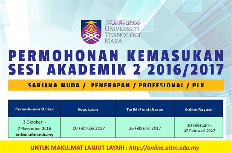 Berita fakultas ekonomi unimed kegiatan. Permohonan UiTM 2016-2017 Online Sesi Akademik 2 - as