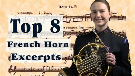 Top 8 Most Requested French Horn Excerpts Youtube