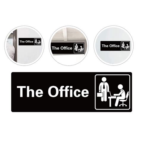 Main Official Self Adhesive Sign Door Decor For Office Public Room