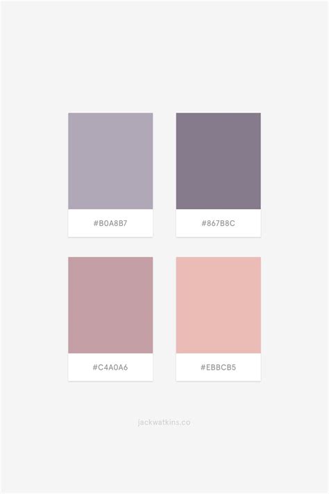 Muted Color Palette Hex Rubie Peek