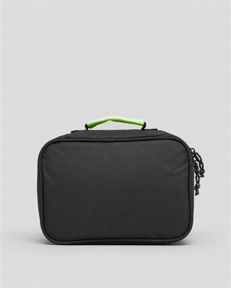 Santa Cruz Contra Dot Lunch Bag In Black Fast Shipping And Easy Returns