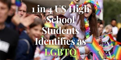Around 25 Of American High School Students Identify As Members Of The