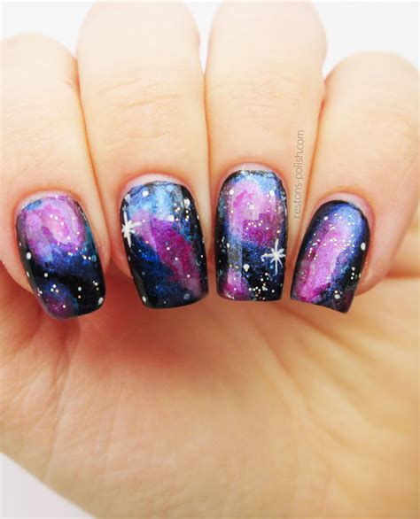 55 Best Galaxy Design Nail Art Ideas