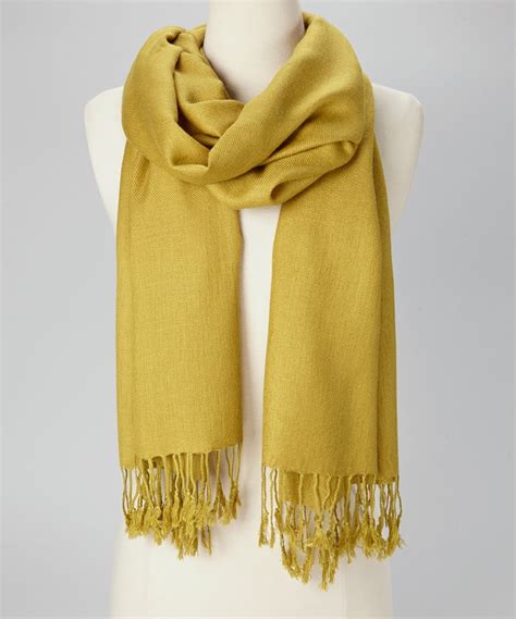 Mustard Solid Scarfs For Women Fashion Warm Neck Womens Winter Scarves