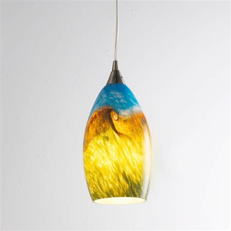 Organic Swirl Art Glass Pendant Shades Of Light Glass Pendant Shades Hanging Pendant Lights