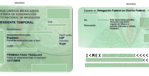 Fm3 O Residencia Temporal Con Permiso De Trabajo En México